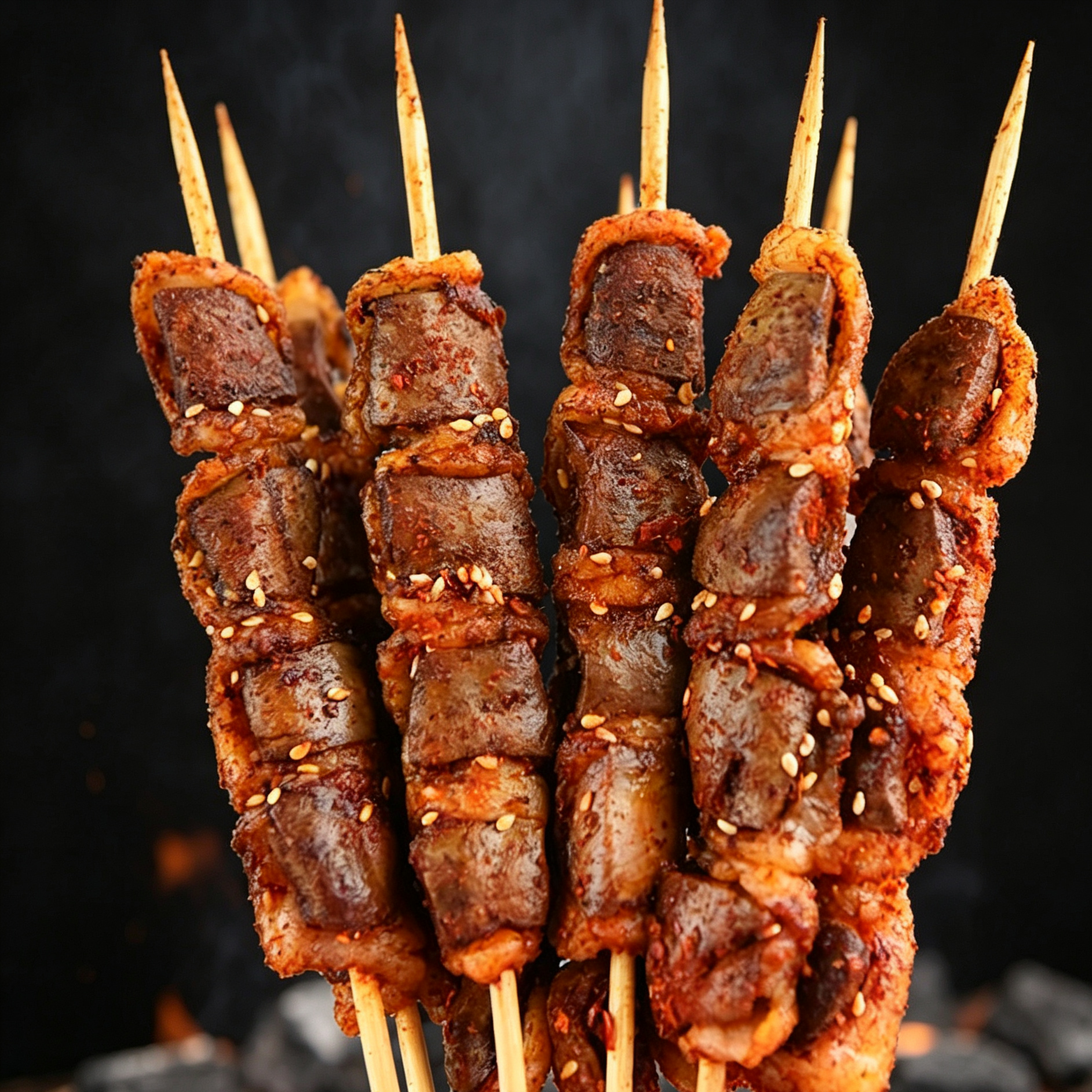 Grilled Lamb Skewers